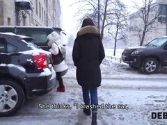 Cumizás, Kutya póz, Női, Házi készítésű, Farmernadrág, Lóvé, Durva, Tini