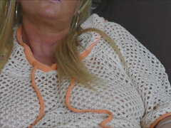 Mooie dikke vrouwen, Blond, Klietelaar, Vrouw, Masturbatie, Orgasme, Sokken, Alleen