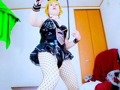 Asiatisch, Sadomasochismus, Domination, Japanische massage, Latex, Solo, Strümpfe