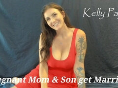 Kelly Payne on webcam - Married Pregnant StepMom & StepSon Get Married - Creampie