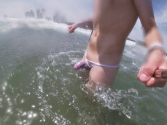 Enthousiasteling, Strand, Openbaar, Alleen