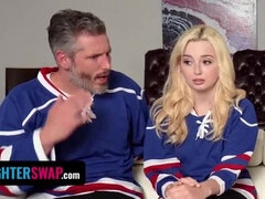 Hockey-Obsessed Stepdads Bang Their Stepmoms to Secure an NHL Championship