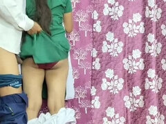 18 años, Anal, Asiático, Pareja, Indio, Apretado, Tetas, Uniforme