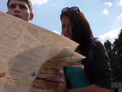 Czech teen in Prague gets picked up for a wild POV blowjob and cash-filled pickup