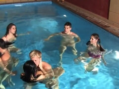 Mamada, Morena, Grupo, Lesbiana, Fiesta, Tragarse