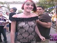 露出狂, 淫乱熟女, アウトドア, パーティ, 公共, 妻