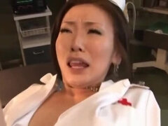 Emi Harukaze Lovely Asian nurse enjoys part1
