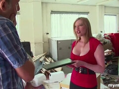 Grosser schwanz, Grosse titten, Blasen, Kehlenfick, Fingern, Milf, Muschi, Strümpfe