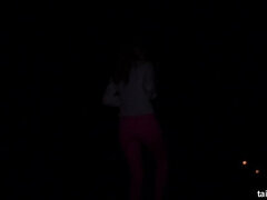 Victoria gets scared so bad she pees her pants