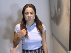 Bambinaia, Nero, Gola profonda, Pisello, Estremo, Imbavagliando, Interrazziale, Grezzo