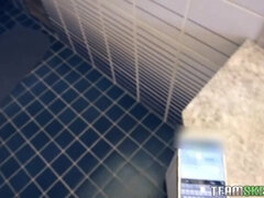 아마추어, 큰 음경, 깊은목구멍, Hd, 힐, 파티, 셀카, 엉덩이 때리기