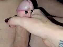Leie, Grosser schwanz, Grosse titten, Spermaladung, Handjob, Milf, Pov, Ablutschen