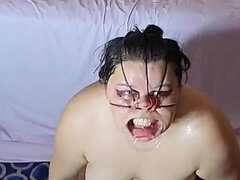 아마추어, 항문, 크고 아름다운 여자, 본디지 훈육 사디즘 마소치슴, 큰 엉덩이, 얼굴에, 모욕, 멕시코인