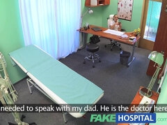 Mea Melone's fakehospital fetish makes her son cum twice with the help of a sexy nurse