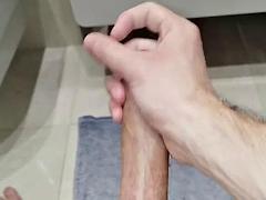 아마추어, 큰 음경, 게이, 핸드잡, 수음, 폴란드인, 샤워, 혼자