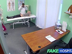 Hot blonde gets the full doctors treatment