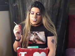 Amatør, Fetisj, Moden, Røyker, Alene