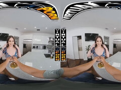 Step sister Josie Tucker gets wet and wild in virtual reality with Duncan Saint's big dick