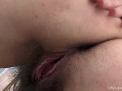お尻, ブロンド, 毛深い, 下着
