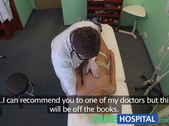 Blonde amateur pays the price for fakehospital's fake exam with a POV reality twist