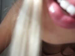 ASMR - Yoga - Homemade blonde webcam
