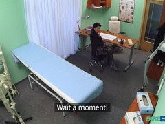 Doctor makes sure patient is well checked over