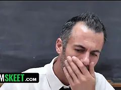 69, Hd, オマンコ, 靴下, 生徒, 教師, ティーン, オッパイの