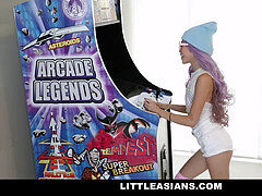 Littleasians - small Asian Hottie Takes A fuckpole At Arcade