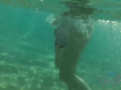 Amatör, Strand, Blondin, Docka, Naken, Utomhus, Fitta, Tuttar