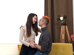 Petite chick Jolie Butt is being licked and fucked to the balls