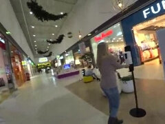 Negro, Vestidas, Orgasmo, Al aire libre, Bragas, Pequeña, Público, Vibrador