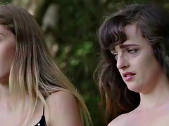 Amateur cfnm group bj by british femdom girls outdoors