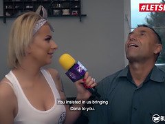 Dana Jayn - Busty German Blondie Takes It Deep From A Horny Daddy