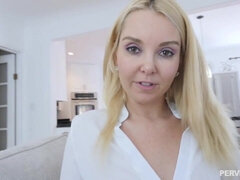 Blondine, Blasen, Milf, Pov