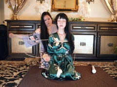 Dominatrix Mara Ties Marica Hase In Shibari Then Exposes Her