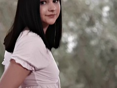 Pompino, Brunetta, Carina, Fetish, Baciando, Ragazza, Tette