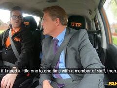 デカパイ, ブロンド, 車, なめる, 淫乱熟女, オマンコ, オッパイの