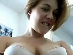 Gorgeous pregnant stepmother with milk-filled breasts