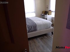 Schönheit, Blondine, Blasen, Spermaladung, Masturbation, Milf, Mutti, Stiefmutter