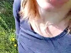 Chica, Tetas grandes, Masturbación, Solo, Tetas, Turco