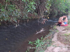 Strangers Are Caught Having Sex at the Waterfall.