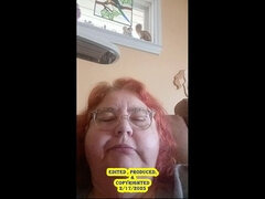 Amateur, Américain, Nourriture, Lunettes, Mature, Rousse roux, Solo