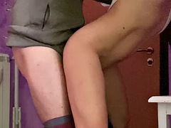 Leie, Blasen, Betrug, Paar, Spermaladung, Europäisch, Hardcore, Milf