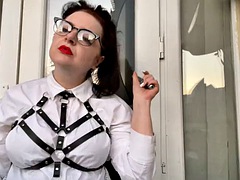 Amatoriale, Tette grandi, Dominazione femminile, Fetish, Mamma che vorrei scoparmi, Fumando   smoking, Maestra, Tette