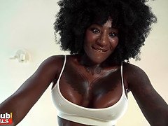 Kristof Cale & Josy Black's hot yoga session ends with a messy squirtfest!