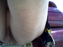 Amatør, Bil, Udendørs, Tisse