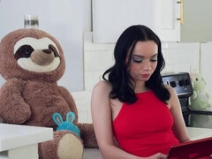 Røv, Babe, Brunette, Latinsk, Slikning, Naturlige bryster, Orgasme, Bryster