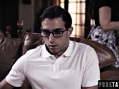 Kenna James pity Fucks her Nerd New Stepbro