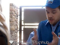 Veľké kozy, Blondína, Kuřba, Puma, Striekanie semena, Dospelé, Milf  mčbp, Jačania