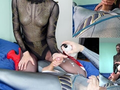 Amatør, Smuk, Sædskud, Fetish, Håndjob, Nylon, Nylonstrømper
